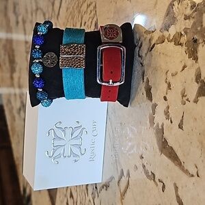 Rustic Cuff 3 Bracelets